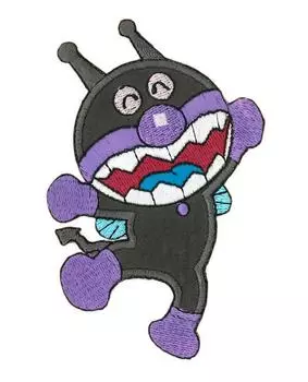 Inagakihukushoku Anpanman BIG Patch ANX004 Baikinman