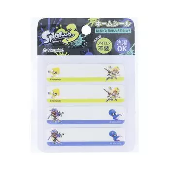 Inagakihukushoku Splatoon 3 Название 4 Ширина x Высота TON001 Наклейки, штук, 6,5 см 1,5 см