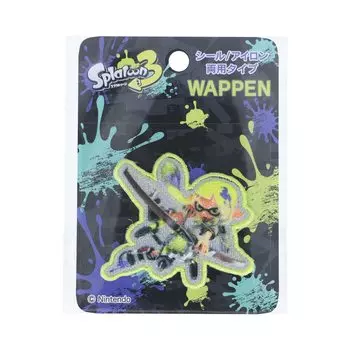 Inagakihukushoku Splatoon 3 Patch Ink Ring Ширина x Высота Для наклейки и TOS014 6,5 см 5,5 см термонаклейка
