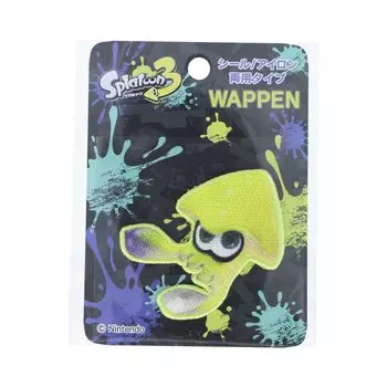 Inagakihukushoku Splatoon 3 Patch Squid Ширина 6 см x Высота Для наклеивания и глажки TOS012 5,5 см