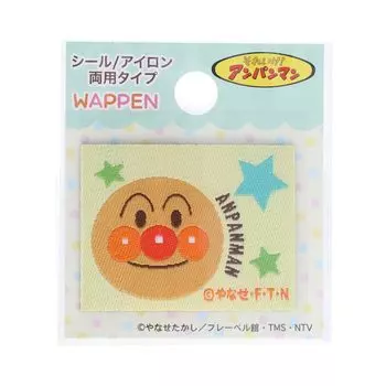 Inagakihukushoku тканая нашивка Anpanman ширина 38 мм x высота 30 мм самоклеящаяся AWS001 наклейка/утюг
