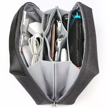 Inateck сверхпрочный чехол для хранения гаджетов дорожный чехол сумка для путешествий деловая поездка удобная водоотталкивающая дорожная молния 25 x 9 x 15 см черный