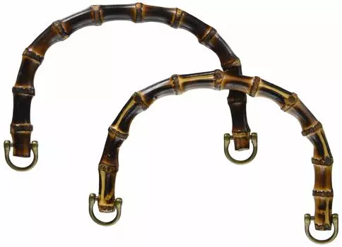 INAZUMA бамбуковая ручка для сумки с решеткой темно-коричневого цвета #425 BB-12