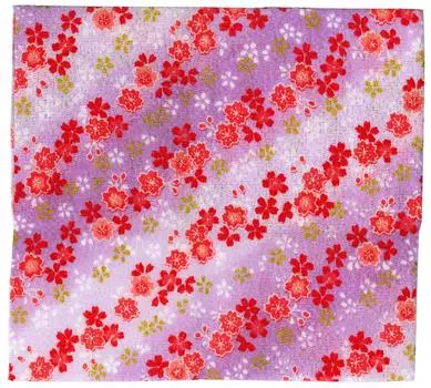 INAZUMA Kyoto Chirimen Patterned Gold 23 см x 33 см Sakura 1 шт K5105G Supplies приблизительно. Ремесла/Ручная работа