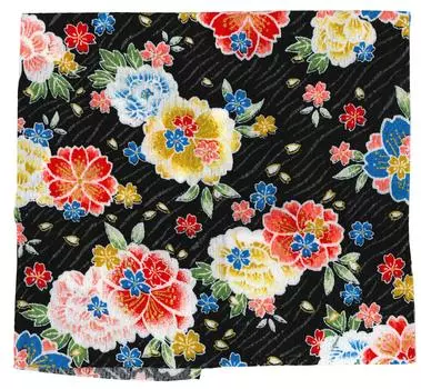 INAZUMA Kyoto Chirimen Patterned Gold 23 см x 33 см Sakura Peony 1 шт. Приблизительные поставки. SMU117-8G Ремесла/Ручная работа