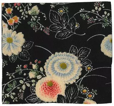 INAZUMA Kyoto Chirimen Patterned Gold 23 см x 33 см Пион 1 шт. Приблизительные поставки. M2799-8G Ремесла/Ручная работа