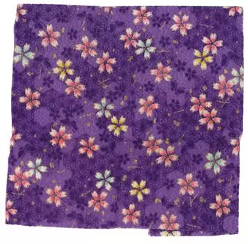 INAZUMA Kyoto Chirimen Patterned Gold 23 см x 33 см Sakura Butterfly Hemp Leaf 1 шт. K5883G Supplies приблизительно. Ремесла/Ручная работа