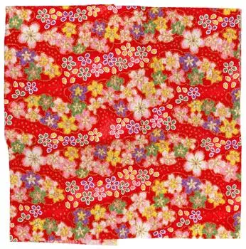 INAZUMA Kyoto Chirimen Patterned Gold 23cm x 33cm Sakura 1 Piece Supplies Approx. C156-AG Crafts/Handmade