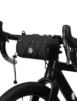 INBIKE Waterproof Bike Handlebar Bag with Shoulder Strap 1.8L Bicycle Front Storage Bags for Motorcycle Biking Exercise чёрный