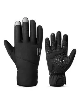 INBIKE зимние перчатки мужские и женские, -30 3M Thinsulate термозащитные ветрозащитные перчатки для сенсорных экранов для бега велоспорта пешего туризма бега трусцой S чёрный