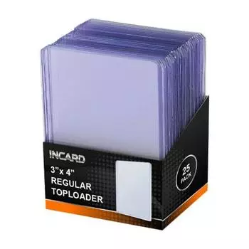 Incard Hard Toploader 25р, прозрачные популярные корейские игрушки