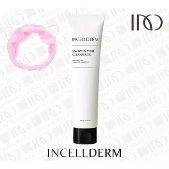 Incellderm Snow Enzyme Cleanser [Кисть для лица], 120 г, 1 шт.