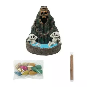 Incense Burner, Mountain Reverse-flow Incense Burner Desktop Decoration, Home Indoor Aromatherapy Decoration One Size