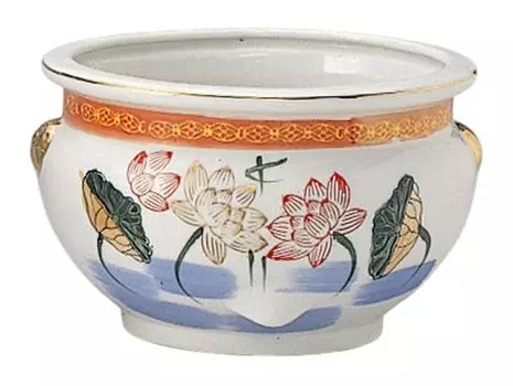 Incense incense Nishiki Buddhist altar Buddhist altar memorial for urns burner, flat-bottomed burner, [5 inches] supplies, supplies, service,
