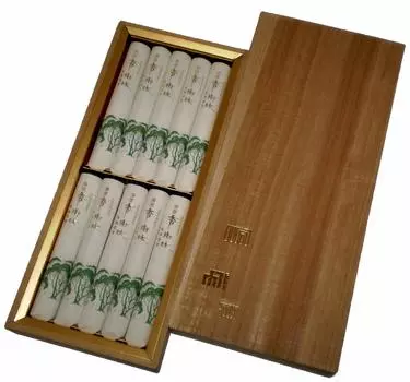 Incense sticks Incense Forest Short size 10 pieces paulownia Higan incense sticks Sandalwood for gifts Incense sticks Gifts Visiting graves Buddhist