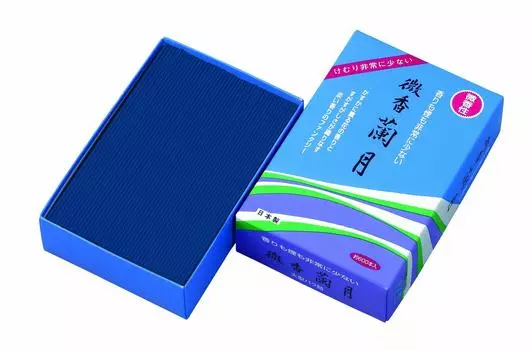 incense Weiko large rose approximately 600 pieces Kongkan-do sticks, Rangetsu, pack, #E-437 синий