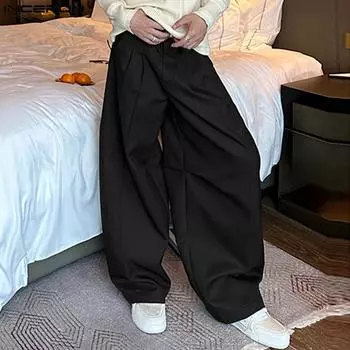 INCERUN Мужские повседневные свободные брюки Летняя уличная уличная одежда Брюки 3XL серый