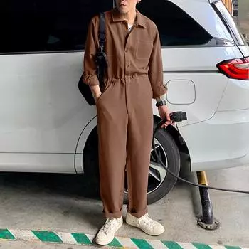 INCERUN Весенние мужские прямые цветные длинные комбинезоны, брюки