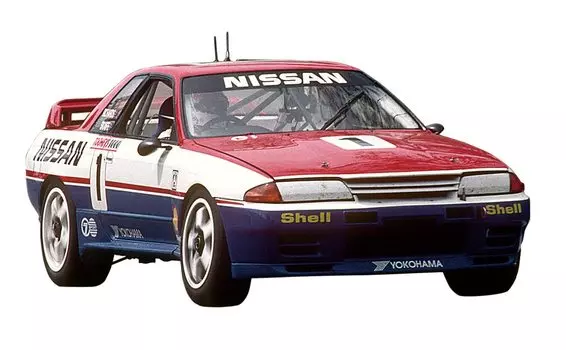 inch up disc series NISSAN SKYLINE plastic model 1/24 No.286 GT-R (BNR32 GROUP-A RACING)