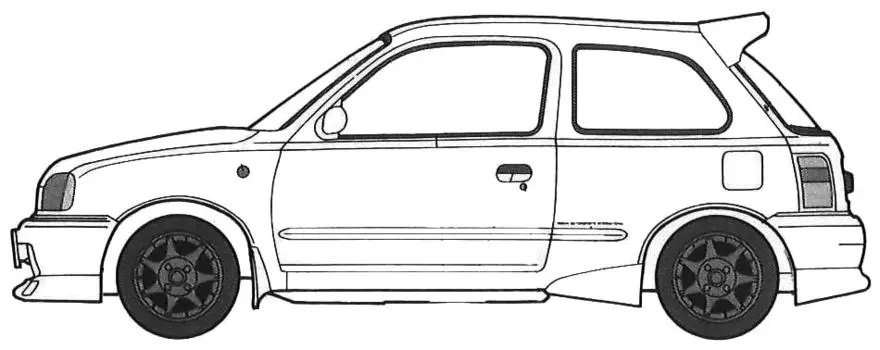 inch up series March NISMO пластиковая модель 1/24 №295 (К11)