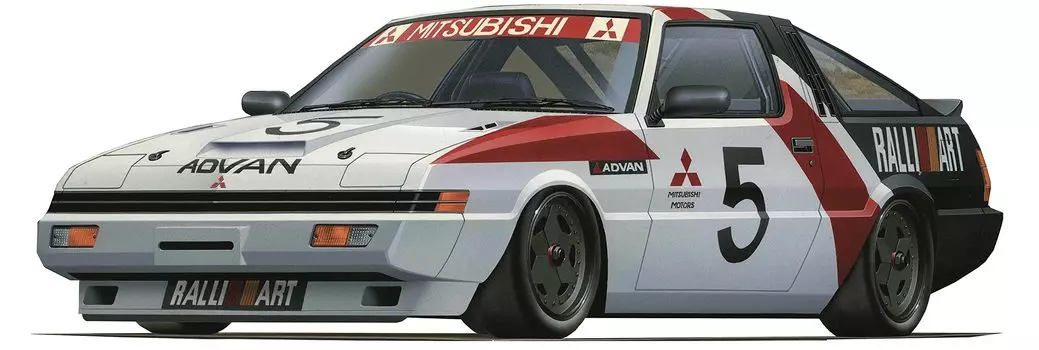 inch up series Mitsubishi Stallion plastic model 1/24 No.289 ’85