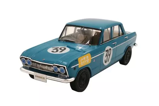 inch up series Prince Skyline 2000GTS54 тип 2-й Гран-при Японии 2-е место 39 пластиковая модель 1/24 №288 № серый