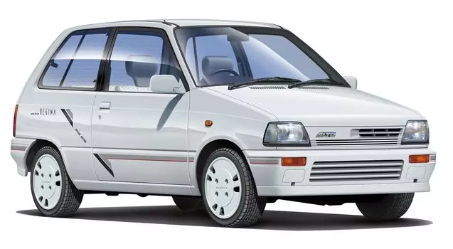 inch up series Suzuki Alto Regina пластиковая модель 1/24 №325 белый