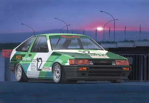 inch up series Trampio AE86 Levin plastic model 1/24 No.320