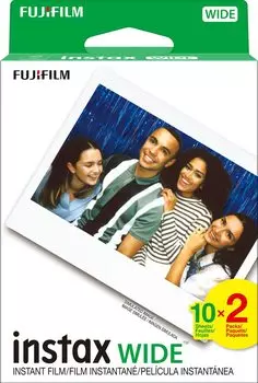 Inchic Fujifilm instax Wide Instant Film, 20 кадров, белый, новая упаковка