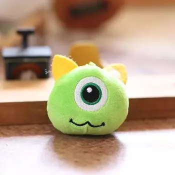 Incmike Plush Monsters Toy Cute Cartoon Keychain Backpack Pendant Gift Holiday Big Eye