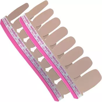 INCOCO INCOCO Наклейка для ногтей Self Nail Just Stick Nail Beige Just Stick Маникюр Наклейка для ногтей Foot Nail Pedicure Quick Dry Nail Second Nature бежевый