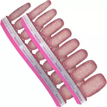 INCOCO INCOCO Наклейка для ногтей Self Nail Just Stick Блеск для ногтей Just Stick Маникюр Наклейка для ногтей Foot Nail Pedicure Quick Dry Nail Blush Pop