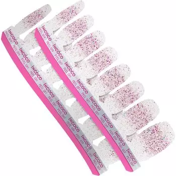 INCOCO в INCOCO Наклейки для ногтей Самоклеящиеся наклейки для ногтей Просто приклейте Блестки для ногтей Просто приклейте Маникюрные наклейки для ногтей Педикюр Быстросохнущие ногти Twinkle Time