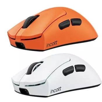 Incott G24 Pro беспроводная игровая мышь, 2 режима, легкая мышь, 2,4 г, Paw3950, поддержка 8k-приемника, игровая мышь с разрешением 32000 точек на дюйм, подарок