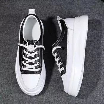 Increases Height Size 37 Womans Sneakers 37 Vulcanize Black Shoes With Gold Pas Cher Sport Novelty Resale 35