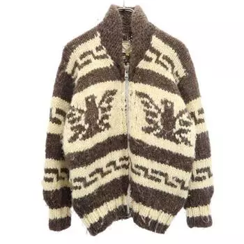 ИНДЕЙСКИЙ КОВИЧАН Куртка Ковичан Чай х бежевый трикотаж Мужская Б/у