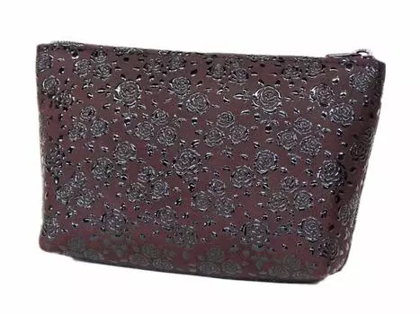 Inden 4 Pouch 4405 Фиолетовая оленья кожа x черный лак Rose petite 10 см x 17 см x 1 внутренний карман Косметичка [Indenya] Нет. 4.5cm