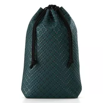 Inden HISOCA Hisoka Traditional Craft Koshu Inden Deerskin Lacquer Original Brand Cut Bag Green Lacquer [Inden-ya] Space-Black Cloisonn [No.9409]