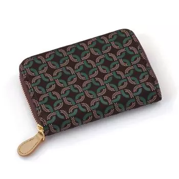 Inden RINGLET, традиционная ремесленная монета Koshu Inden из оленьей кожи, лаковая, оригинальная брендовая монета с геометрическим узором [Indenya] ([№8103] Кошелек)