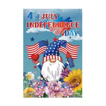 Independence Day Garden Flag Flag American Holiday Party Decoration Props Garden Flag. One Size