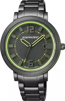 INDEPENDENT Watch Ladies Boys Black x Yellow BC3-242-53