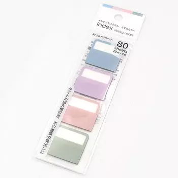 Индекс липкие матовые с заголовком 28 x 28 80 листов листы x 4 заголовок липкие заметки заметки, цвет, поле, мм, (20 цветов),