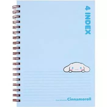 Индексная нота Sanrio 4 с корицей, синяя, 1 шт.