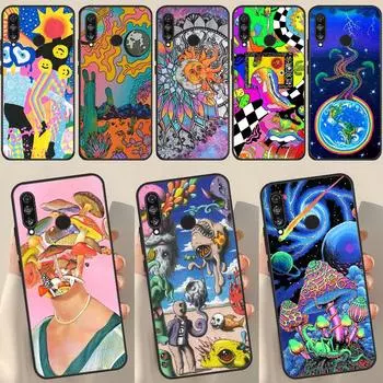 Инди-художественный чехол в стиле хиппи для Huawei P30 Pro P50 P20 P40 Lite P Smart 2021 Nova 5T, чехол для Honor 50 8X 10i Huawei P30