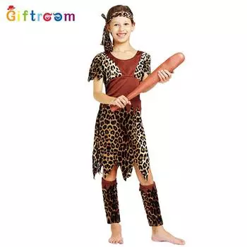 Indianthemed Costume Eyecatching For Children Made From Soft And Fabric Comfortable XS