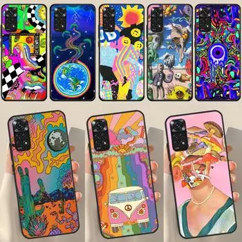 Indie Hippie Art для Redmi Note 12 Pro Plus Чехол для Redmi Note 10 8 9 11 Pro 12S 11S 10S 9S 9C 10C 12C Чехол Redmi Note 12 4G