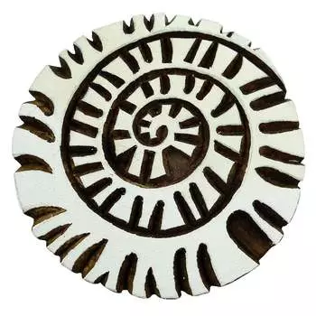 Индийские деревянные марки с цветочным рисунком, текстильная печать ручной работы, бордюрные марки 4 x 1 Inches