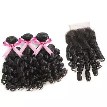 Индийские волосы, натуральные волосы с выровненной кутикулой, натуральные бразильские пучки человеческих волос с закрытием