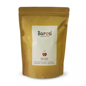 Индийский кофе средней обжарки (400 г), Filter Coffee Mysore Nuggets, Barosi