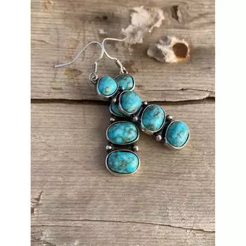 Индийское племя, массивные висячие серьги для женщин, женские ювелирные изделия, винтажные этнические металлические серьги-капли, длинные серьги, аксессуары чёрный